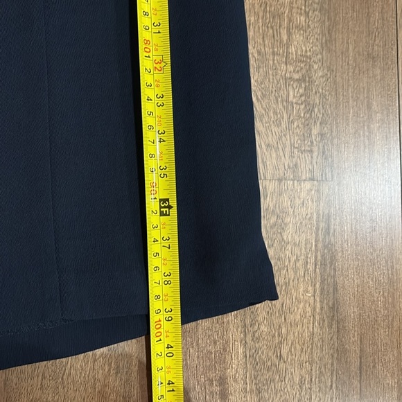 Un Deux Trois dress size L. French 45. US size 12? Navy blue. Classic - Picture 7 of 11